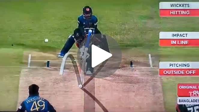 [Watch] Litton Das Takes 'Worst DRS Of T20 WC' After Hasaranga Traps Him Plumb In Front